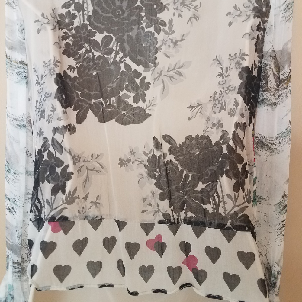 Leifnotes Multi-Color, Sheer Blouse - image 4